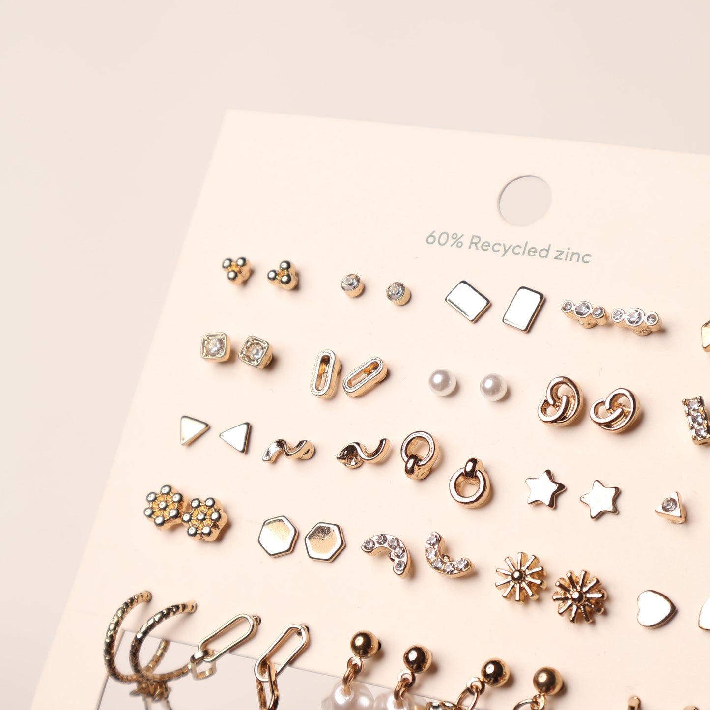 H&M Earrings Multiple Pack Gold Studs