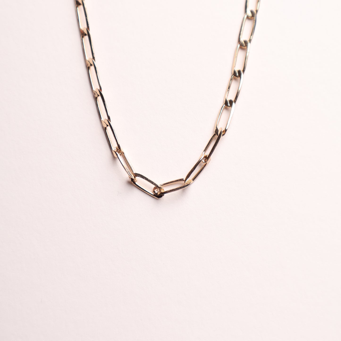 H&M Necklace Gold Paper Clip Chain