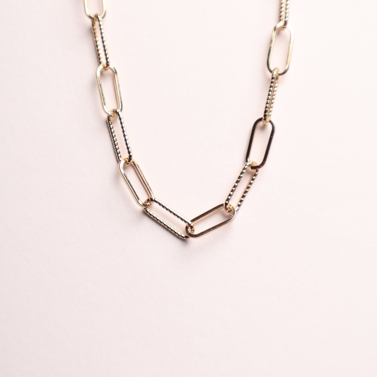H&M Necklace Gold Paper Clip