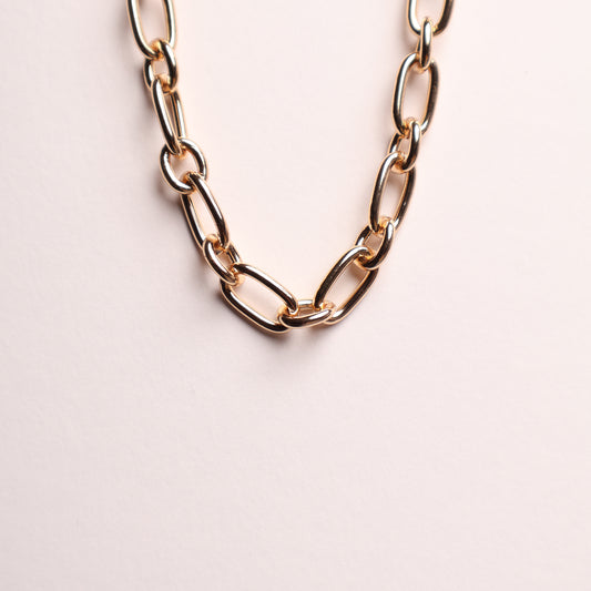 H&M Necklace Gold Paper Clip Chain