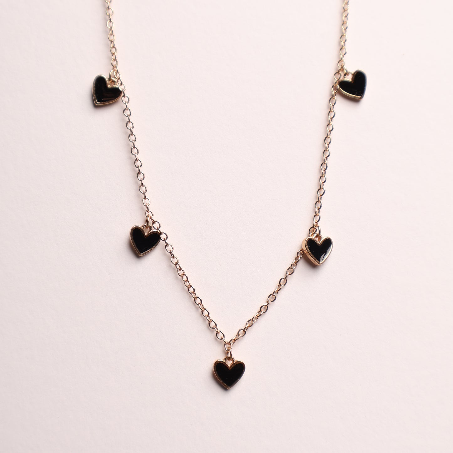 H&M Necklace with Multi Black Heart