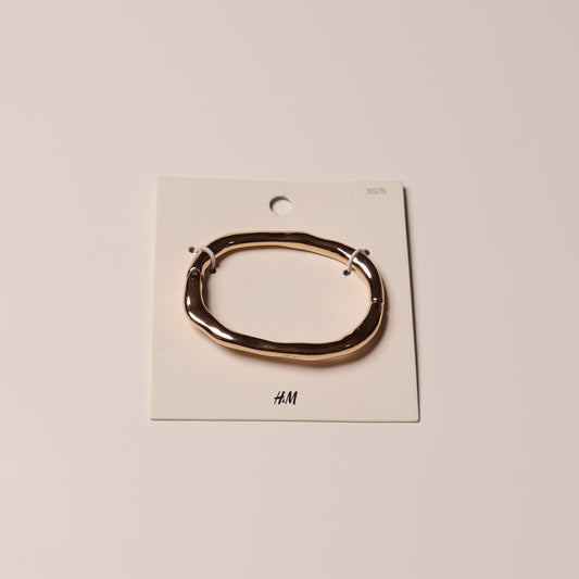 H&M Bracelet Gold Hinged