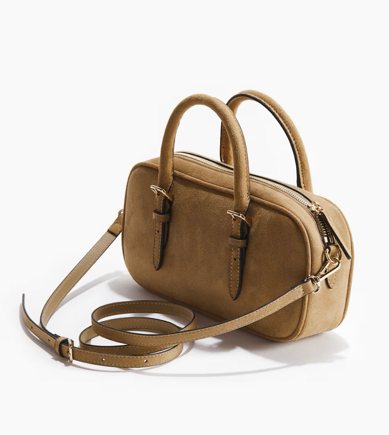 H&M rectangular crossbody bag beige