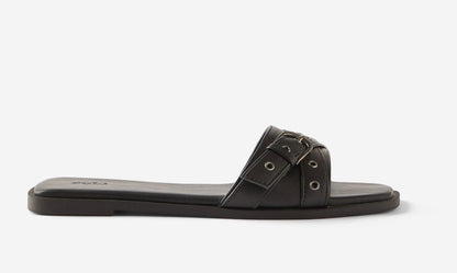 Cotton On Cody Knot Buckle Slide Black