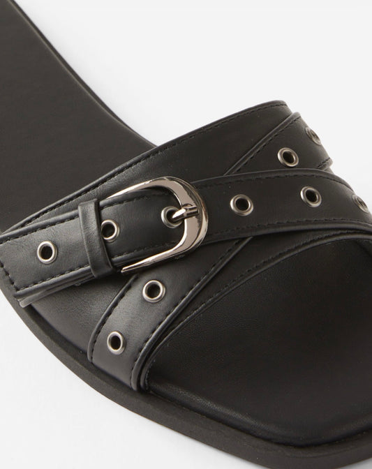 Cotton On Cody Knot Buckle Slide Black