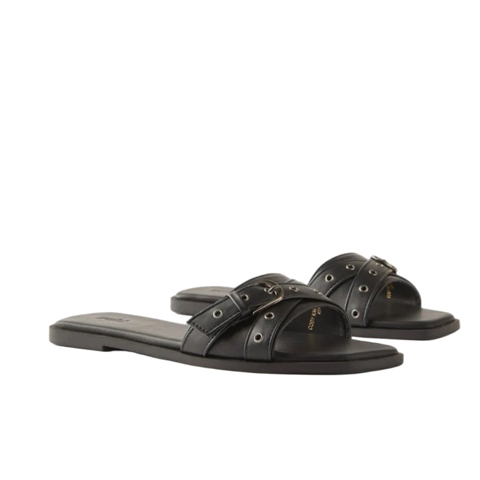Cotton On Cody Knot Buckle Slide Black