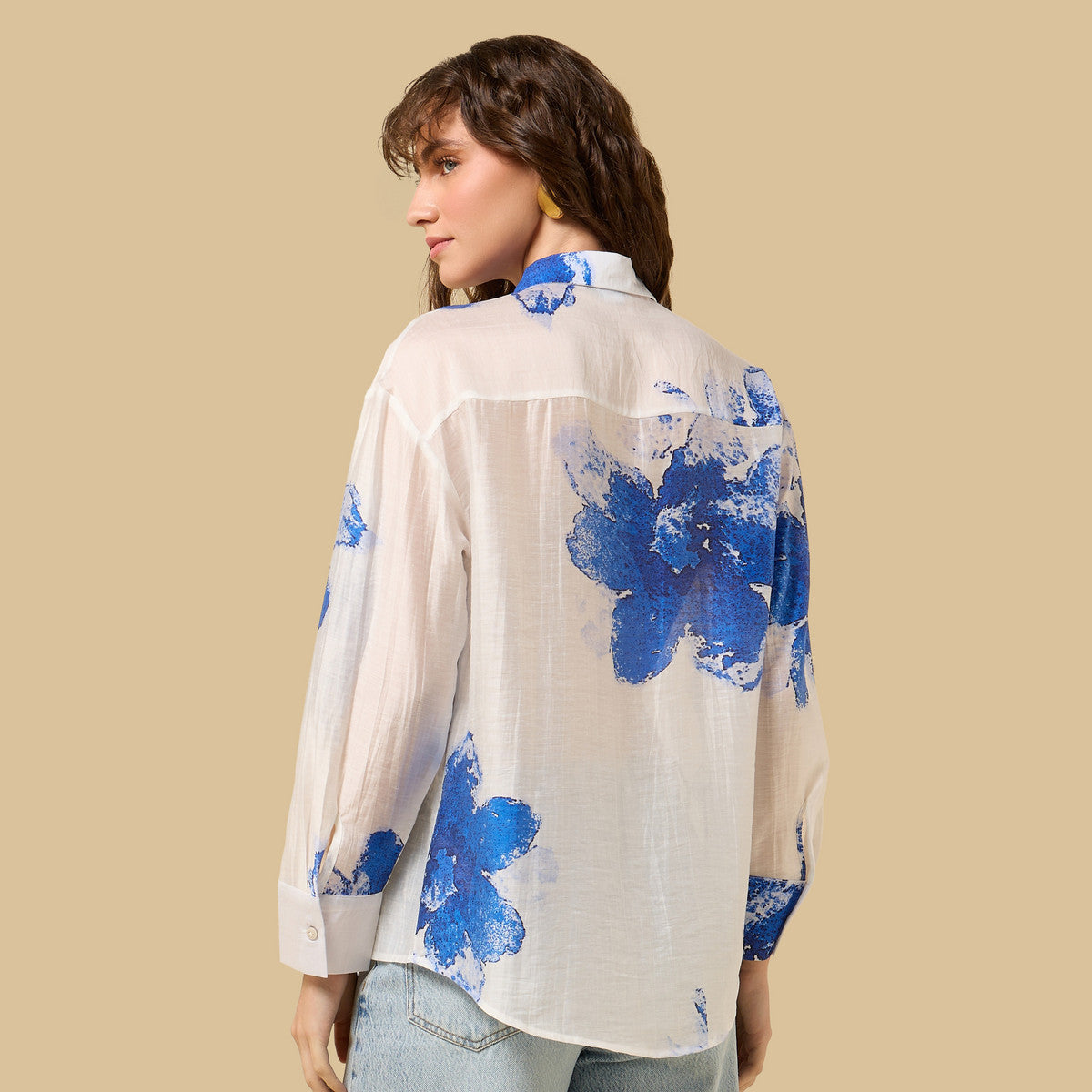 Max Floral Print Blue
