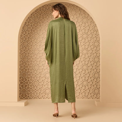 Max kaftan dress with chain