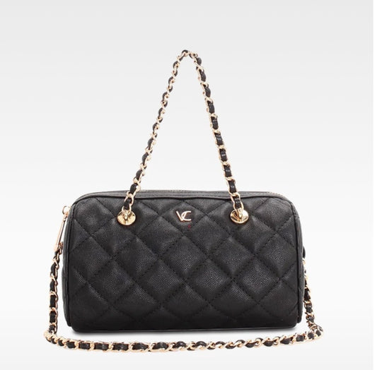 Vincci bowling bag with gold chain