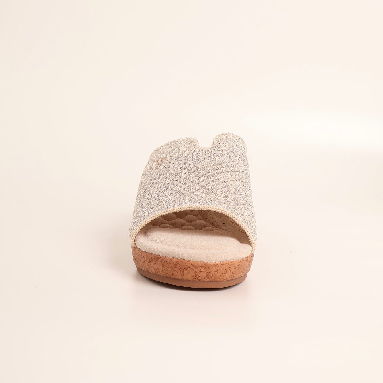 Vincci comfort wedge beige shimmer