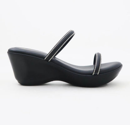 Vincci comfort wedge black
