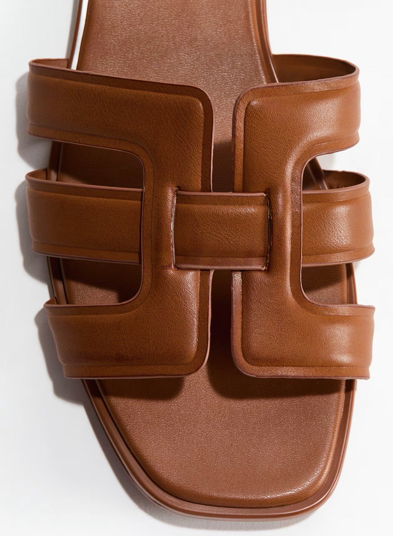H&M slide sandal brown