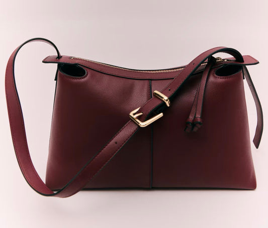 H&M crossbody bag burgundy