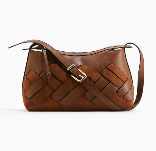 H&M weave design bag