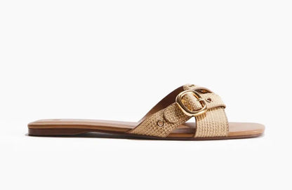 H&M knot slide brown