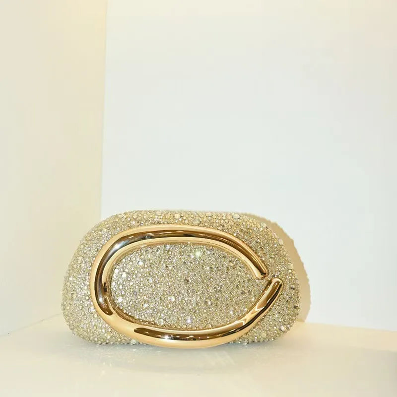 clutch crystal gold