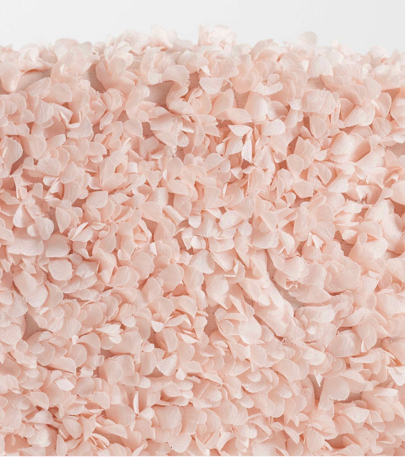 Ruffle clutch pink