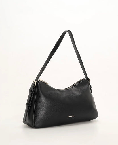 Vincci black bag with side buckle