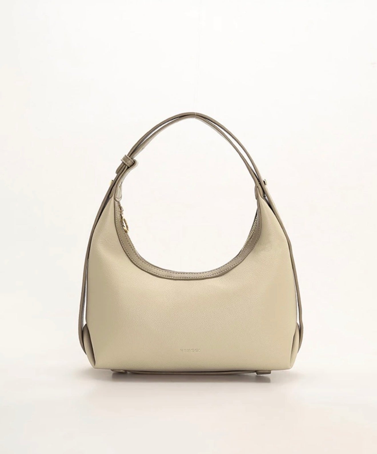 Vincci beige curved bag