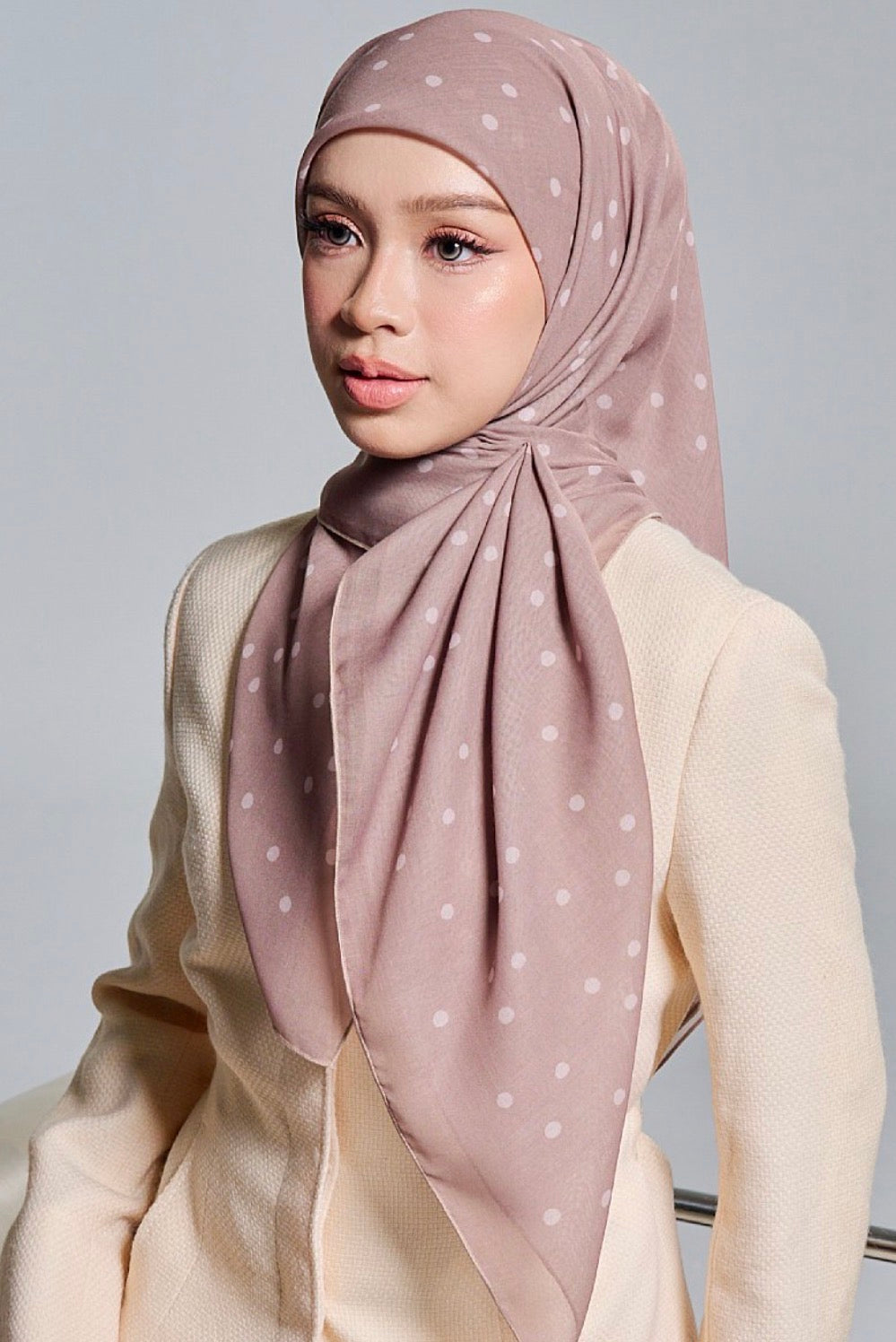 S.publika coco blush polka scarf