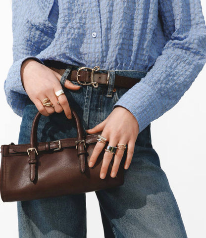 H&M Rectangular Shoulder Bag - Brown