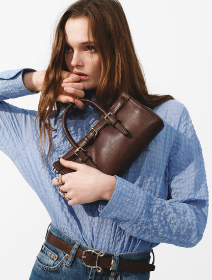 H&M Rectangular Shoulder Bag - Brown