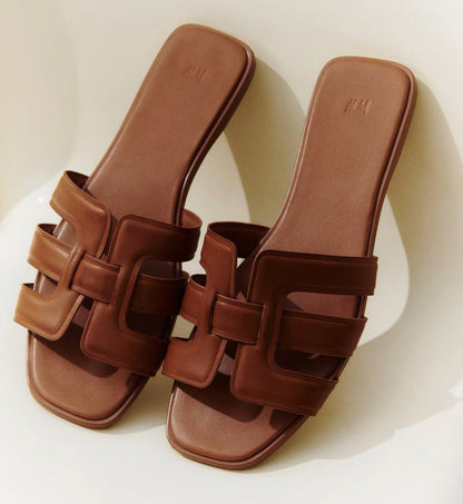 H&M Sandals with Lightly Padded Soles - Brown