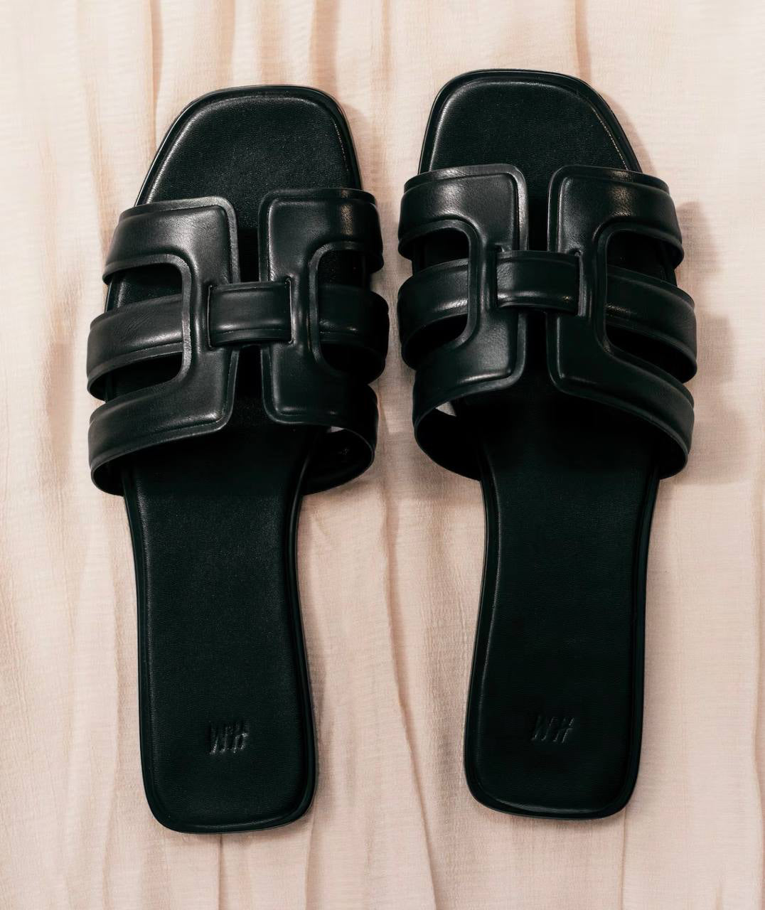 H&M Sandals with Lightly Padded Soles - Black