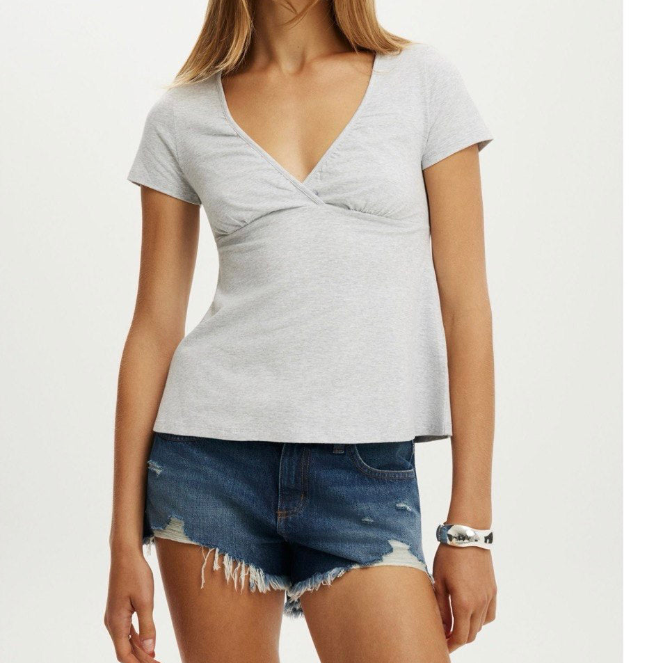 Cotton On Baby Doll Tee Grey