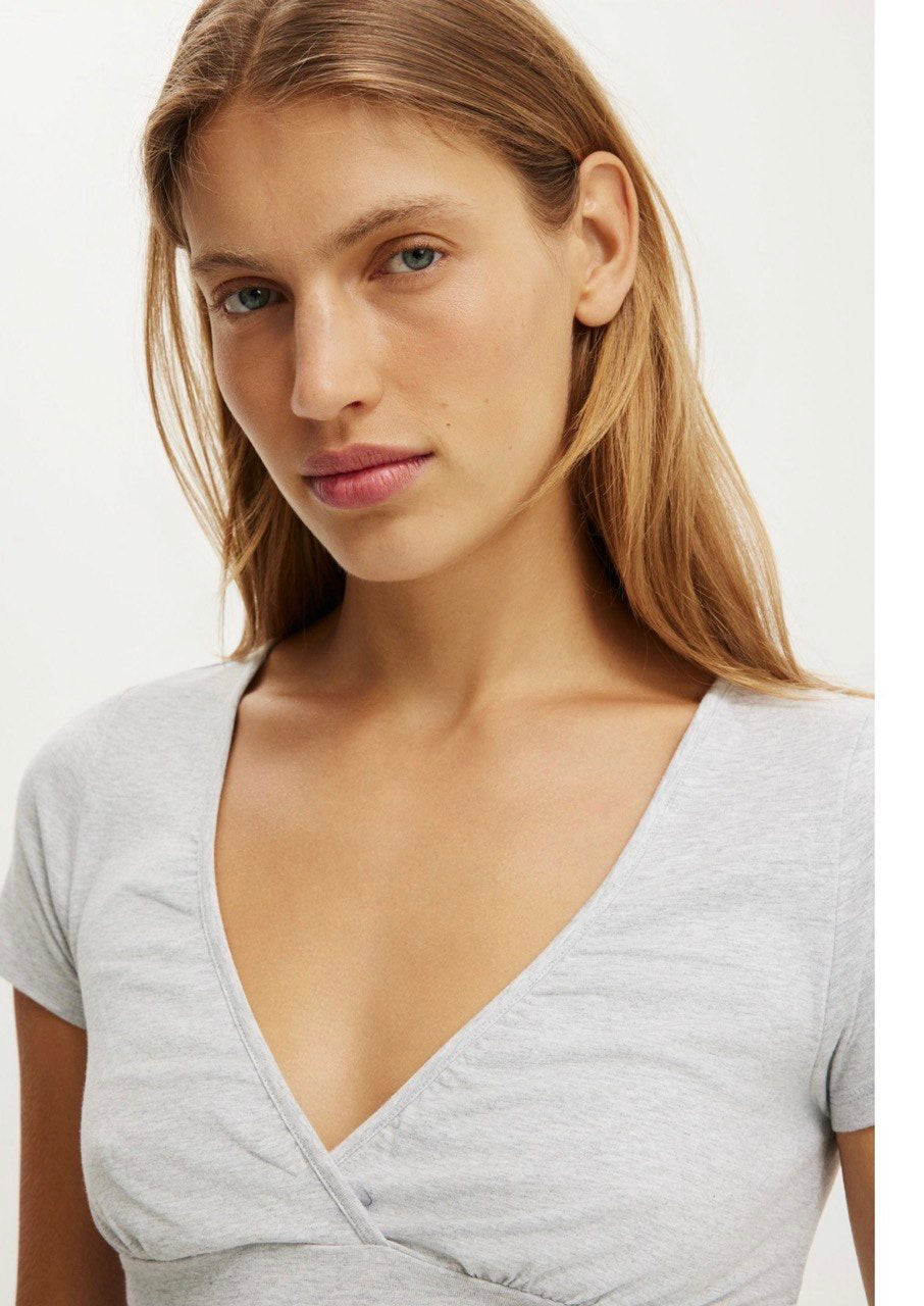 Cotton On Baby Doll Tee Grey