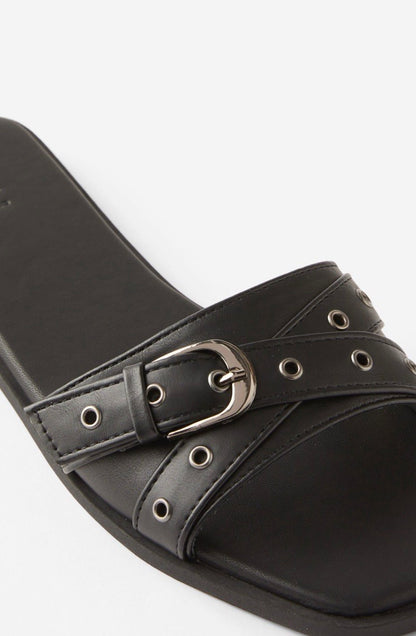 Cotton On Cody Knot Buckle Slide Brown