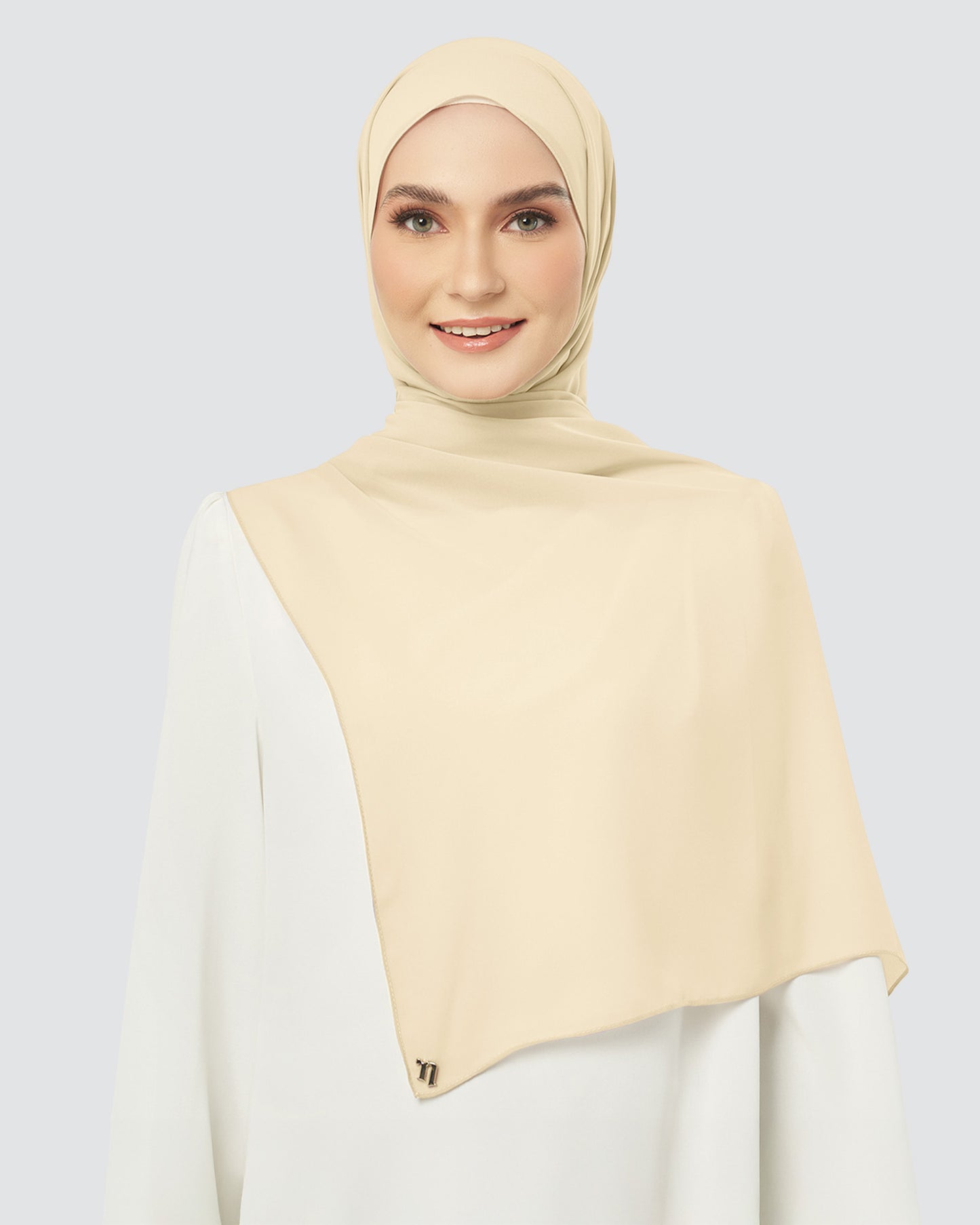 Cloud Chiffon shawl