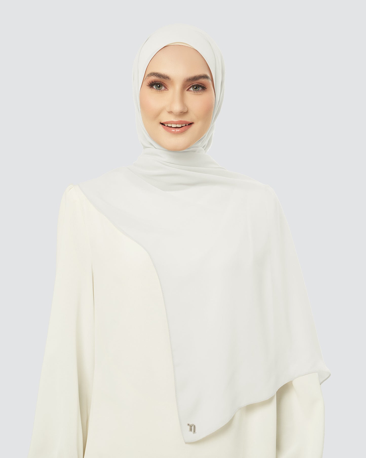 Cloud Chiffon shawl