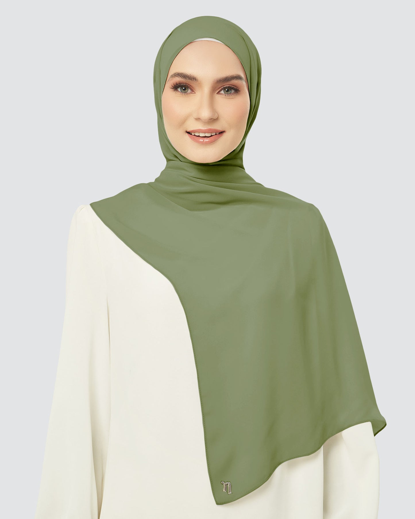 Cloud Chiffon shawl