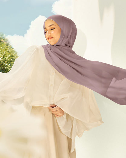 Cloud Chiffon shawl