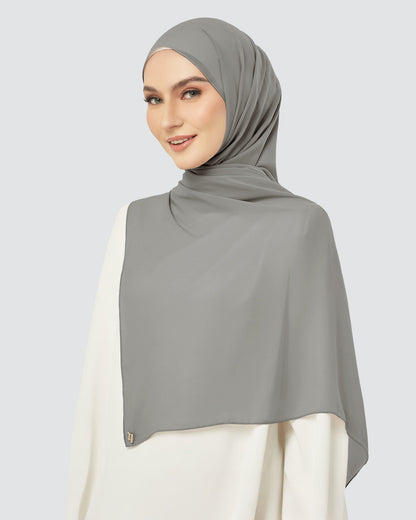 Cloud Chiffon shawl