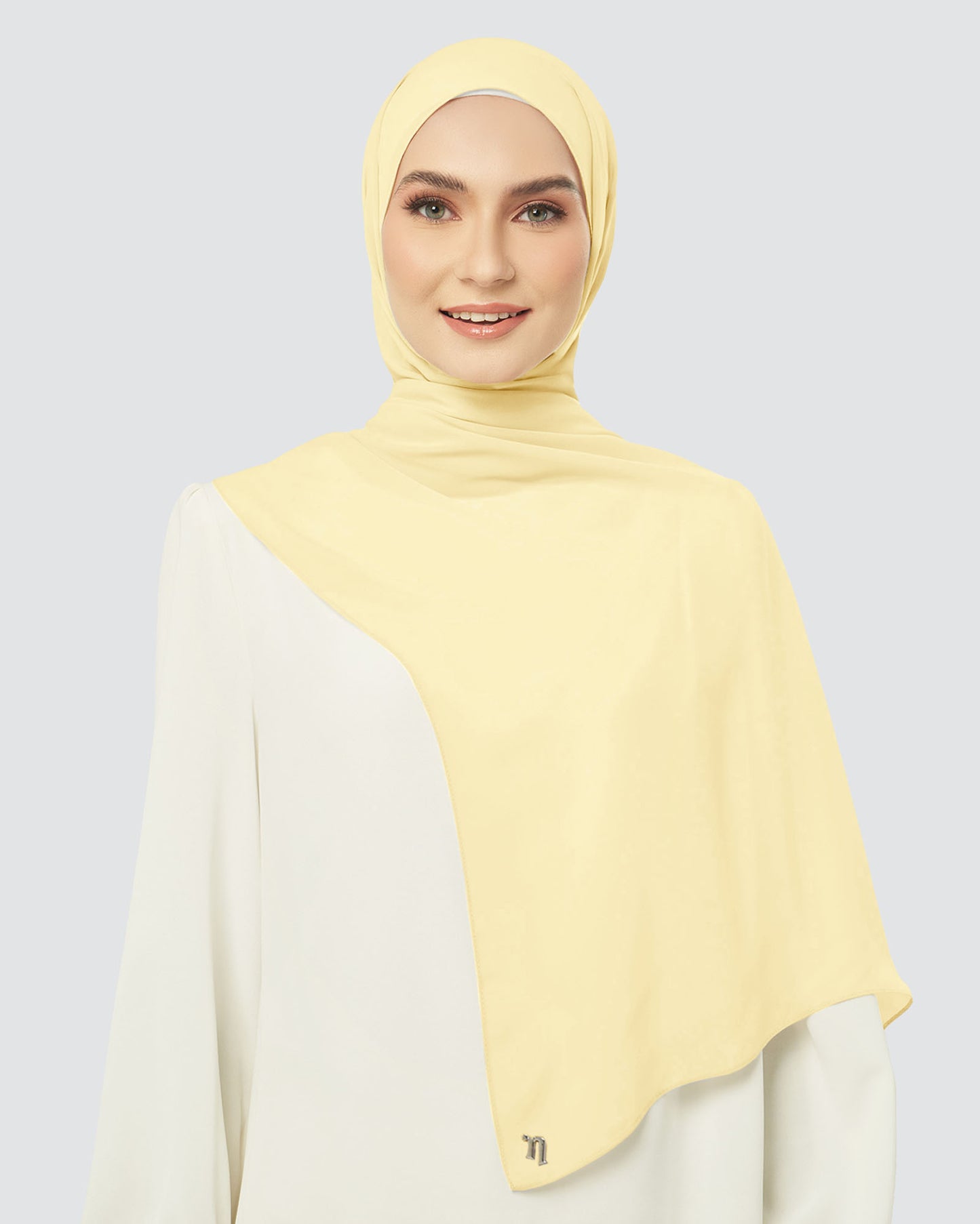 Cloud Chiffon shawl