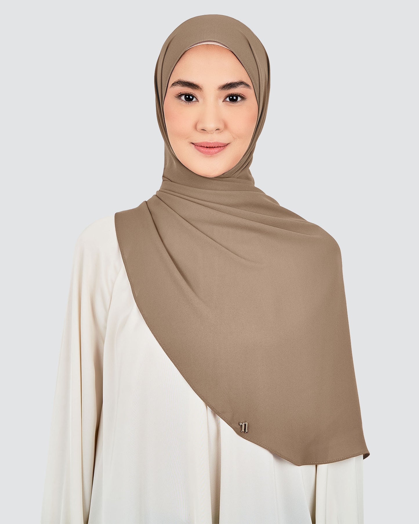 Long chiffon shawl