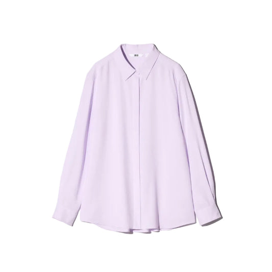 Purple rayon blouse