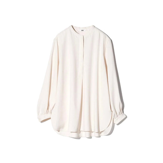 Pink rayon collar tunic