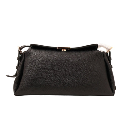 Vincci curved top flap bag  black
