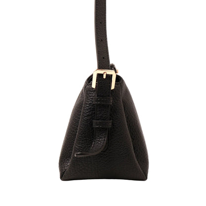 Vincci curved top flap bag  black