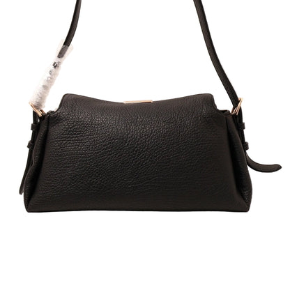 Vincci curved top flap bag  black