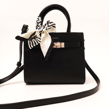 Vincci scarf wrapped bag black