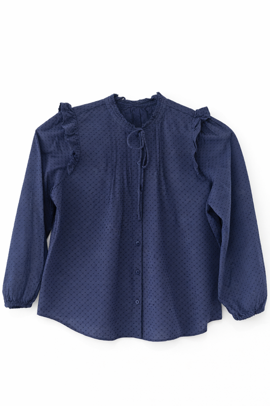 Filanto Dotted Dark Blue Shirt