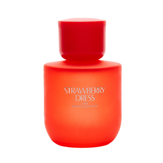 Zara perfume strawberry dress