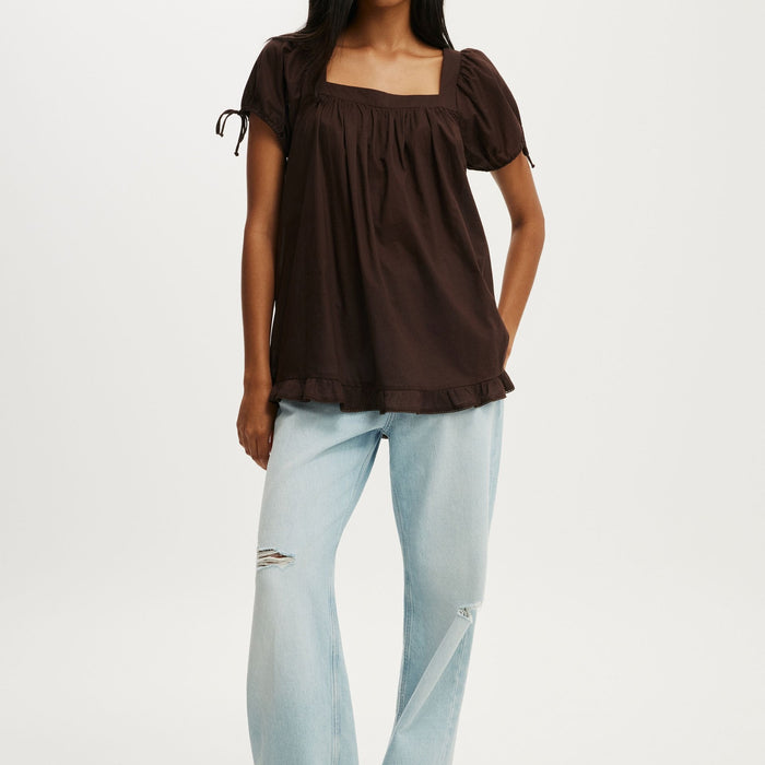 Cotton On Baby Doll Tunic Brown