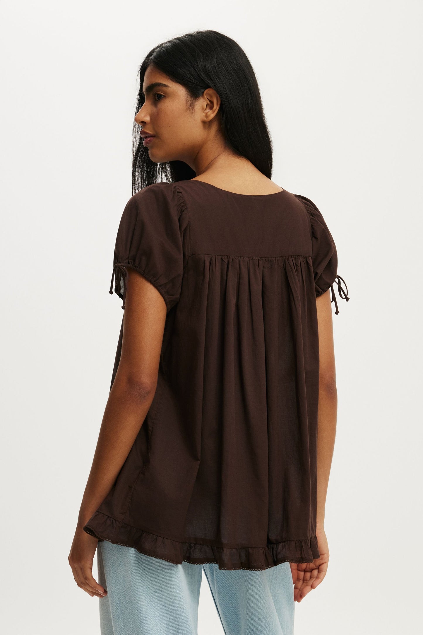 Cotton On Baby Doll Tunic Brown